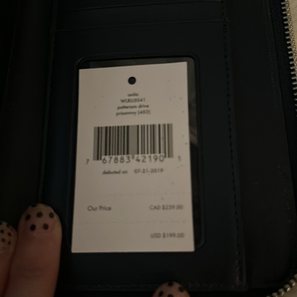 (NWT) Kate Spade Navy Patterson Drive Anita Wristlet Wallet
